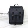 Replica Gucci Interlocking Double G Backpack Black - top-grade luxury bag dupe