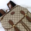 Fake Gucci Interlocking Double G Backpack Beige - designer handbag clone