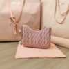 Replica Miu Miu Matelassé Crystal Pink - premium superclone handbag