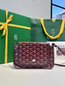 Fake Goyard Plumet Pocket Wallet Bordeaux - high-end replica designer purse