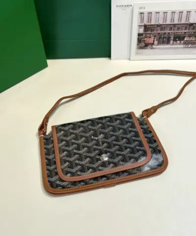 Replica Goyard Plumet Pocket Wallet Brown - affordable luxury replica bag