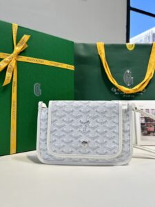 Fake Goyard Plumet Pocket Wallet White - high-quality designer bag dupe