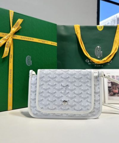 Fake Goyard Plumet Pocket Wallet White - high-quality designer bag dupe