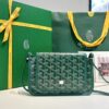 Fake Goyard Plumet Pocket Wallet Green - best quality fake designer bag