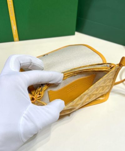 Replica Goyard Plumet Pocket Wallet Yellow - designer handbag clone