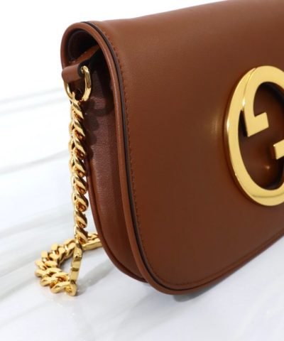 Replica Gucci Blondie Leather Brown - affordable luxury replica bag