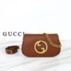 Replica Gucci Blondie Leather Brown - premium superclone handbag
