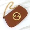 Replica Gucci Blondie Leather Brown - 1:1 premium replica handbag