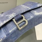 Replica Balenciaga Hourglass On Chain Denim - 1:1 premium replica handbag