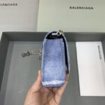 Replica Balenciaga Hourglass On Chain Denim - affordable luxury replica bag