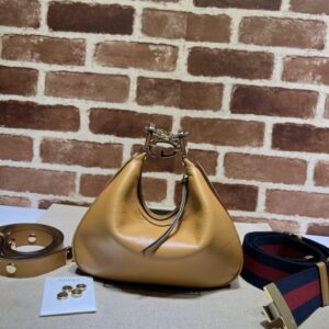 Fake Gucci Attache Canvas Brown - elite factory replica handbag