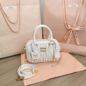 Replica Miu Miu Arcadie Small White - high-quality designer bag dupe