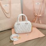 Replica Miu Miu Arcadie Small White - premium superclone handbag