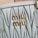 Replica Miu Miu Arcadie Medium Sky Blue - 1:1 premium replica handbag