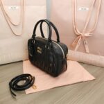 Replica Miu Miu Arcadie Medium Black