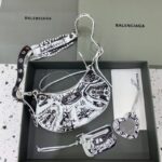 Replica Balenciaga Le Cagole Graffiti White - 1:1 premium replica handbag