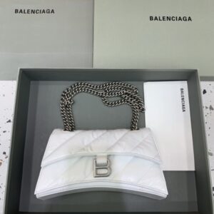Fake Balenciaga Crush Small White - high-end replica designer purse