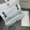 Fake Balenciaga Crush Small White - high-end replica designer purse