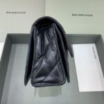 Replica Balenciaga Crush Small Full Black - high-quality designer bag dupe
