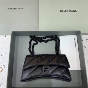 Fake Balenciaga Crush Small Full Black - best quality fake designer bag