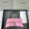 Fake Balenciaga Crush Small Pink - 1:1 premium replica handbag