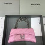 Replica Balenciaga Crush Small Pink - 1:1 premium replica handbag