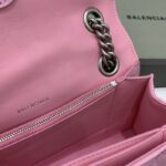 Replica Balenciaga Crush Small Pink - 1:1 premium replica handbag