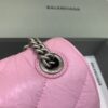 Fake Balenciaga Crush Small Pink - high-end replica designer purse