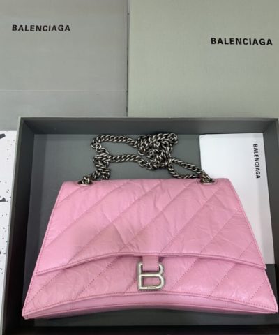 Replica Balenciaga Crush Large Pink - affordable designer bags