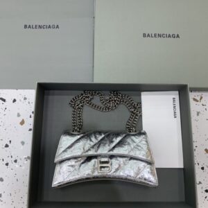 Replica Balenciaga Crush Small Silver - top-grade luxury bag dupe