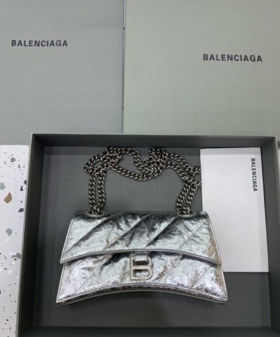 Replica Balenciaga Crush Small Silver - affordable designer bags