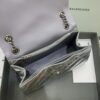Fake Balenciaga Crush Large Silver - 1:1 premium replica handbag