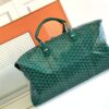 Fake Goyard Bowling 55 Bag Green - top-grade luxury bag dupe