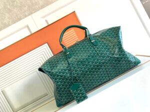 Fake Goyard Bowling 55 Bag Green - high-end replica designer purse