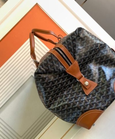 Fake Goyard Bowling 55 Bag Brown - best quality fake designer bag