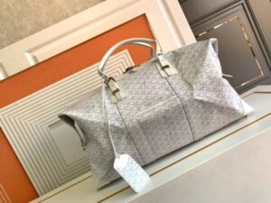 Replica Goyard Bowling 55 Bag White - affordable luxury replica bag