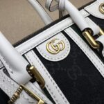 20221020_i1666240533_9814_4.jpg Réplique Gucci Gucci Bauletto Top Handle Blanc Noir