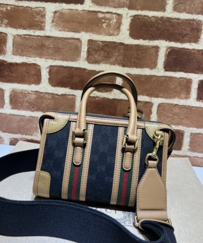Replica Gucci Bauletto Top Handle Brown - best quality fake designer bag