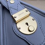 Replica Gucci Bauletto Top Handle Sky Blue - high-end replica designer purse