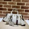 Fake Gucci Bauletto Top Handle White - premium superclone handbag