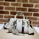 Replica Gucci Bauletto Top Handle White