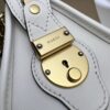 Fake Gucci Bauletto Top Handle White - premium superclone handbag