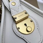 Replica Gucci Bauletto Top Handle White
