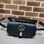 Replica Gucci G Blondie Waist Canvas Black - affordable luxury replica bag