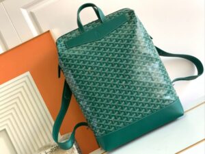 Replica Goyard Cisalpin Backpack Green - top-grade luxury bag dupe
