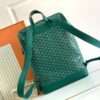 Replica Goyard Cisalpin Backpack Green - top-grade luxury bag dupe