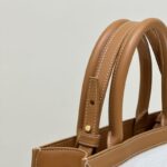 Replica Celine Triomphe Cabas Tote Small White - high-end replica designer purse