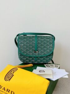 Fake Goyard Belvedere Green - 1:1 premium replica handbag