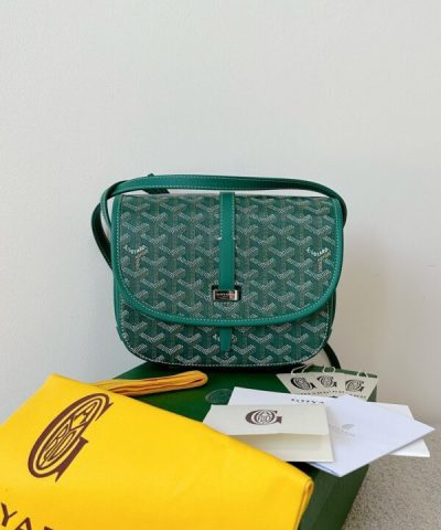 Fake Goyard Belvedere Green - 1:1 premium replica handbag
