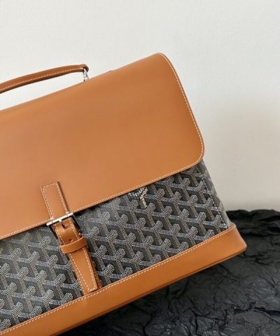 Replica Goyard Citadin Brown - premium superclone handbag